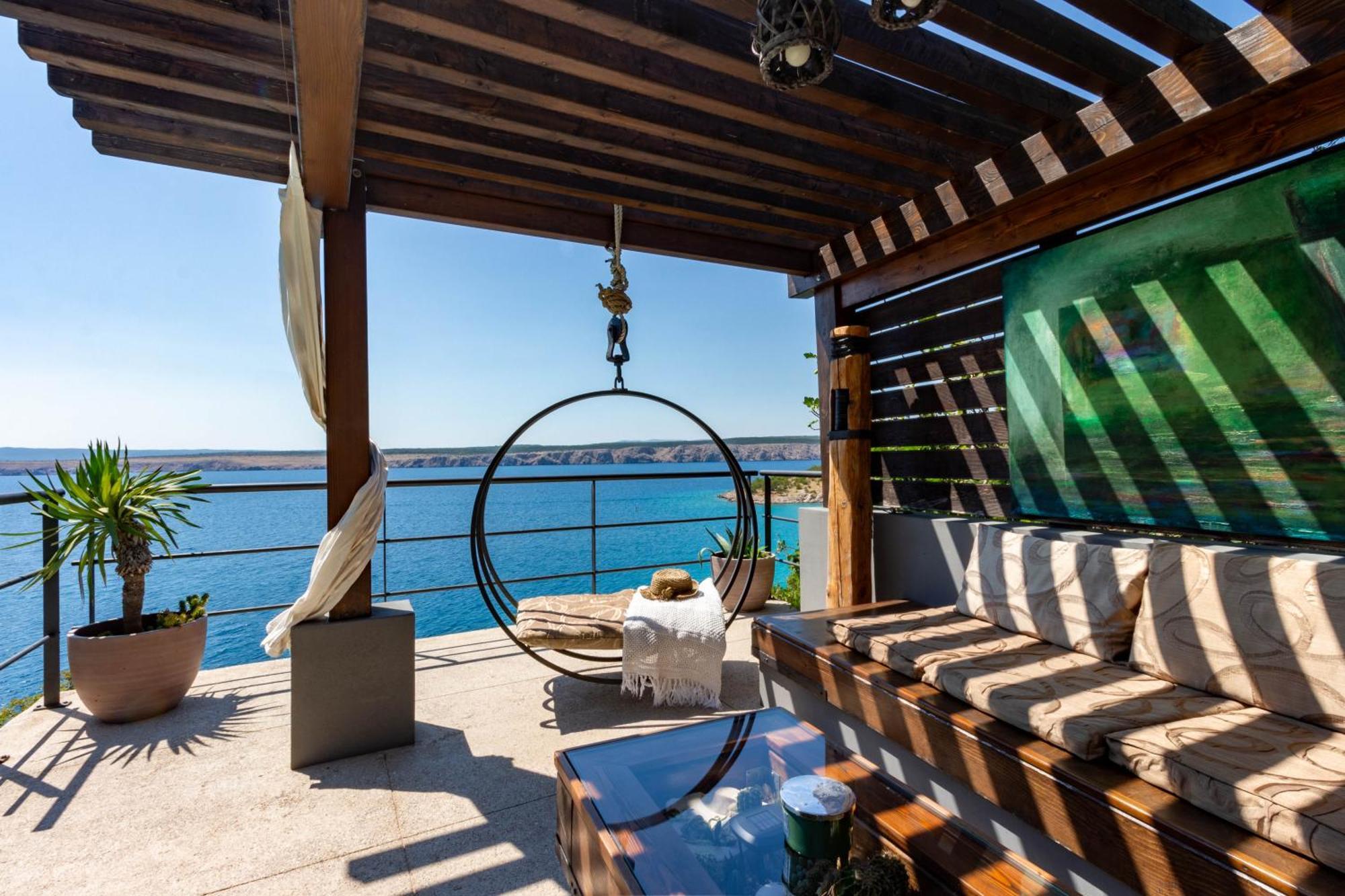 Artistic Beach House With Pool Jadranovo Luaran gambar